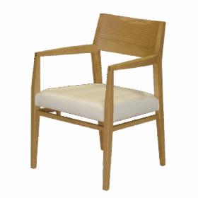 WeDOStyle ダイニングチェア 915・916TA2（ナチュラル色） - 画像 (2)