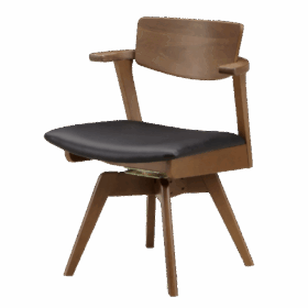 WeDOStyle ダイニングチェア 823・916TA2（ウォールナット色） - 画像 (2)