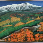 山本 寛 油絵 旭岳1 F20