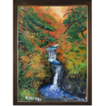 山本 寛 油絵 西沢渓谷2 F4