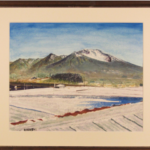 山本 寛 油絵 佐久浅間2 F8