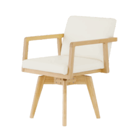 シギヤマ家具 ダイニング 回転チェア  ROZETTA ロゼッタ - 画像 (2)