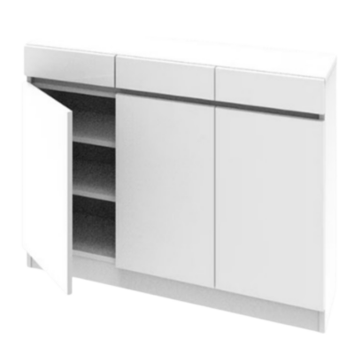 すきまくん カウンター下収納  スペースに合わせて選べる開き戸（T）と引き戸（S）の 2シリーズ （T）引出し＆扉キャビネット＆（S）引戸キャビネット