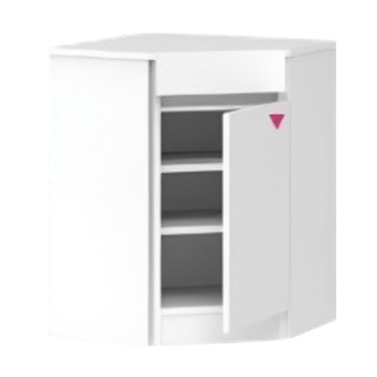 すきまくん カウンター下収納 スペースに合わせて選べる開き戸(T)と引き戸(S)の 2シリーズ (T)&(S)引出し付きインコーナー - 画像 (2)