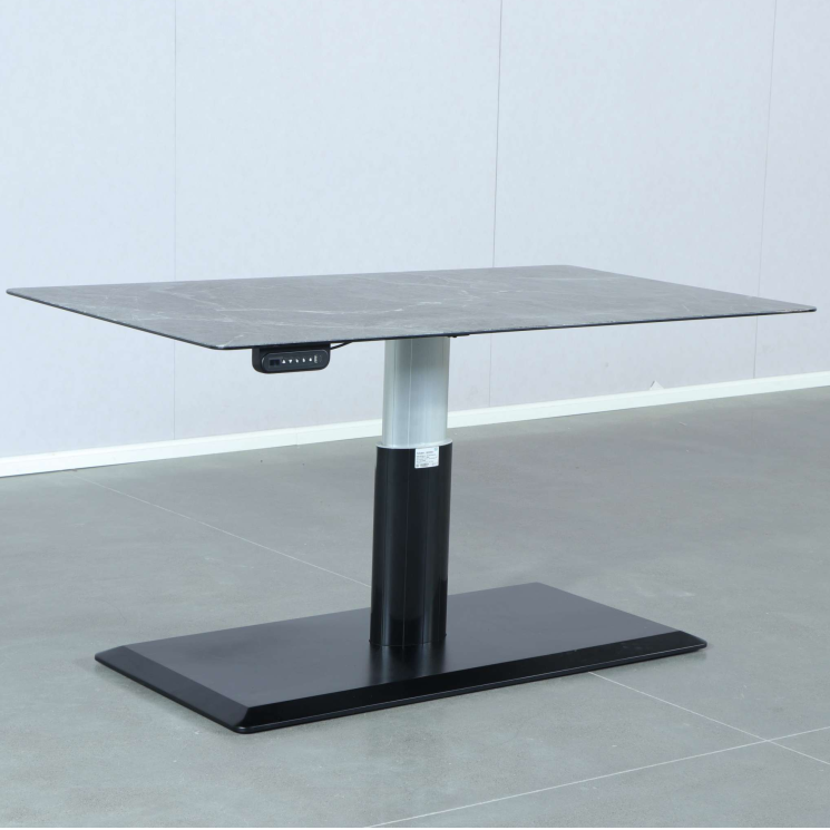 WeDOStyle ダイニング テーブル PERSONA ペルソナ 天板はセラミックプリントガラスで耐熱性、耐久性抜群 バッテリー仕様でどこでも設置が簡単 - 画像 (2)