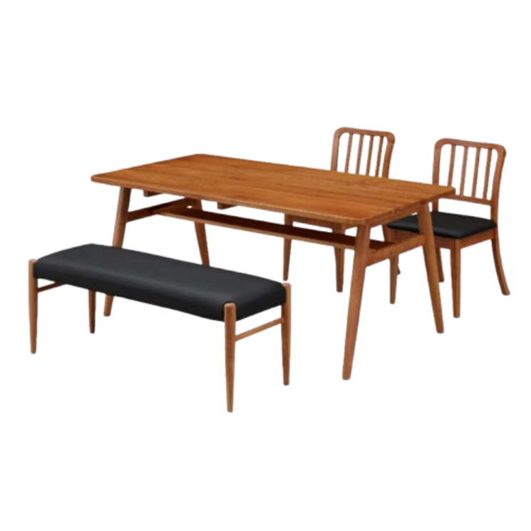 WeDOStyle Mssheri(マシェリ)ダイニングセット|チェア選べる2タイプ|これ1セットでダイニングが完成 - 画像 (3)