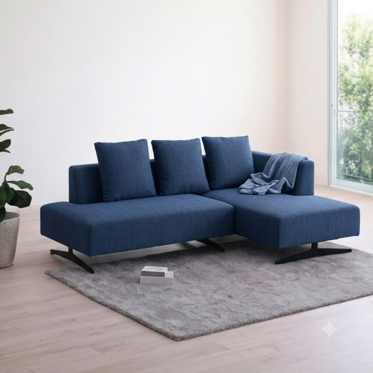 シギヤマ家具 リビングカウチソファ ASIENTO アシエント 撥水加工でペットの爪にも大丈夫 - 画像 (2)
