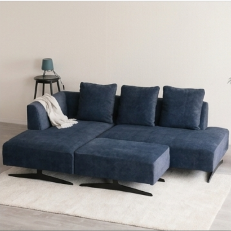 シギヤマ家具 リビングカウチソファ ASIENTO アシエント 撥水加工でペットの爪にも大丈夫 - 画像 (4)